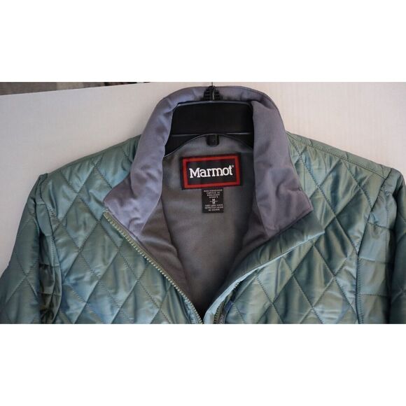 Marmot E1025-4 Women's Sz M Green Primaloft Calen Puffer Jacket - Picture 5 of 12